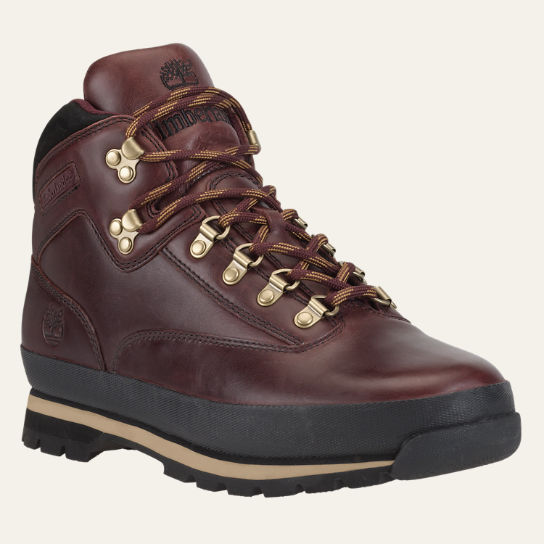 timberland euro hiker burgundy